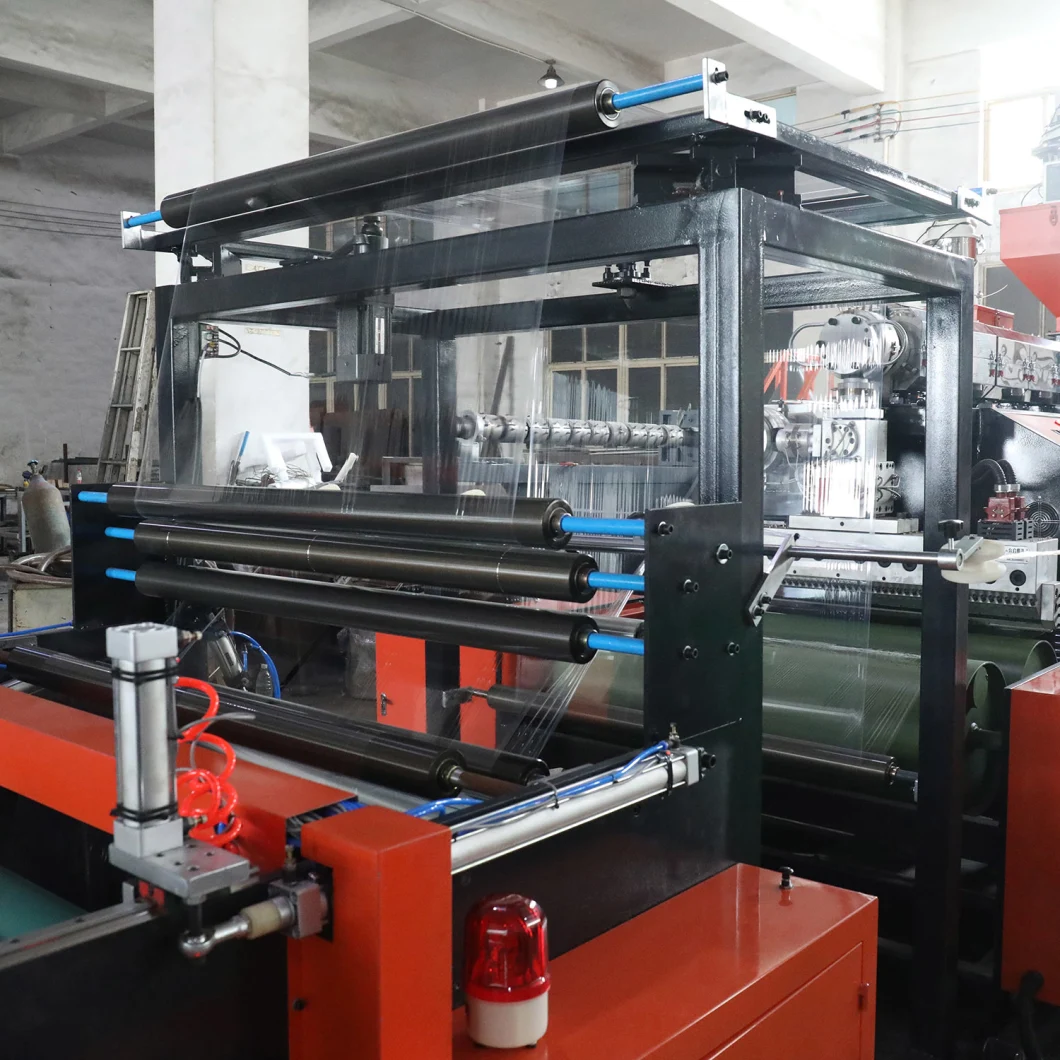 LLDPE PE 500mm-1500mm Single/Double/Three Layer Co-Extrusion Stretch Film Making Machine