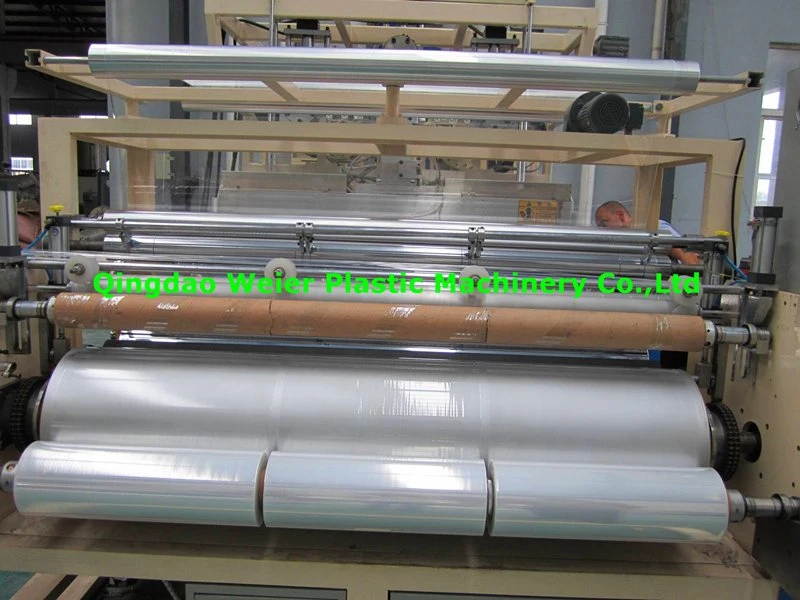 New Design Plastic LLDPE Stretch Film Making Extrusion Machine with Single Extruder and Calender Function