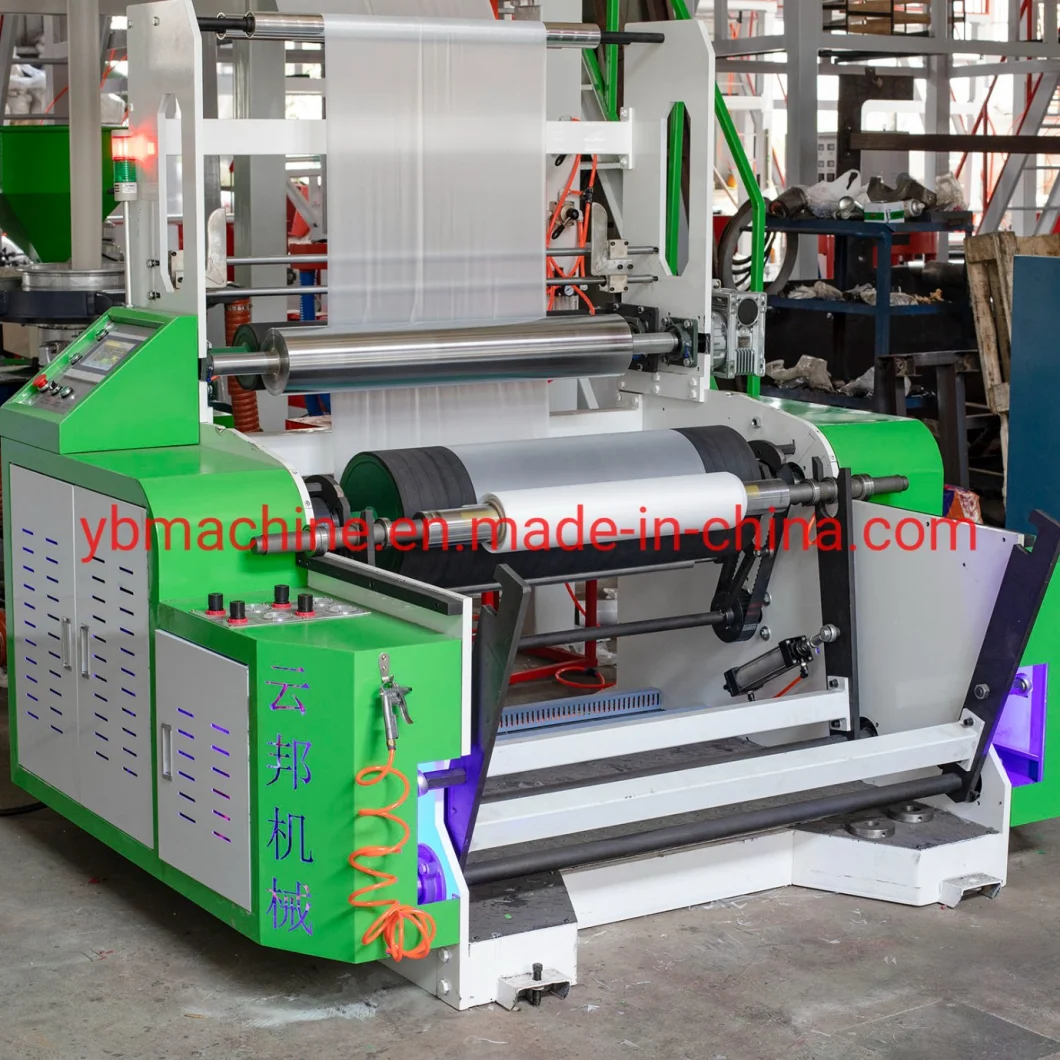 Automatic High Speed LDPE HDPE LLDPE ABA Film Extruder Plastic Film Blowing Machine